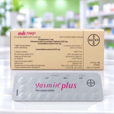 Ясмин Плюс - Yasmin Plus - Ярина Плюс - дроспиренон левомефолат